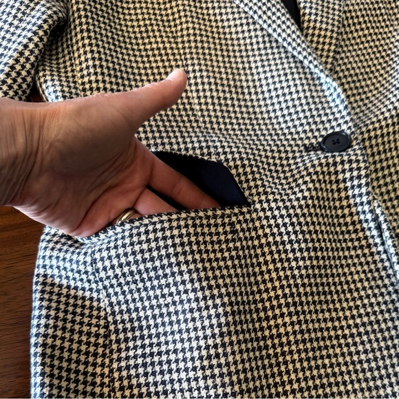 Ralph Lauren Linen Houndstooth Blazer - Picture 6 of 11